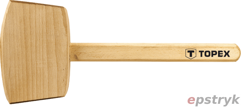Młotek drewniany 500 g, trzonek drewniany Topex 02A050